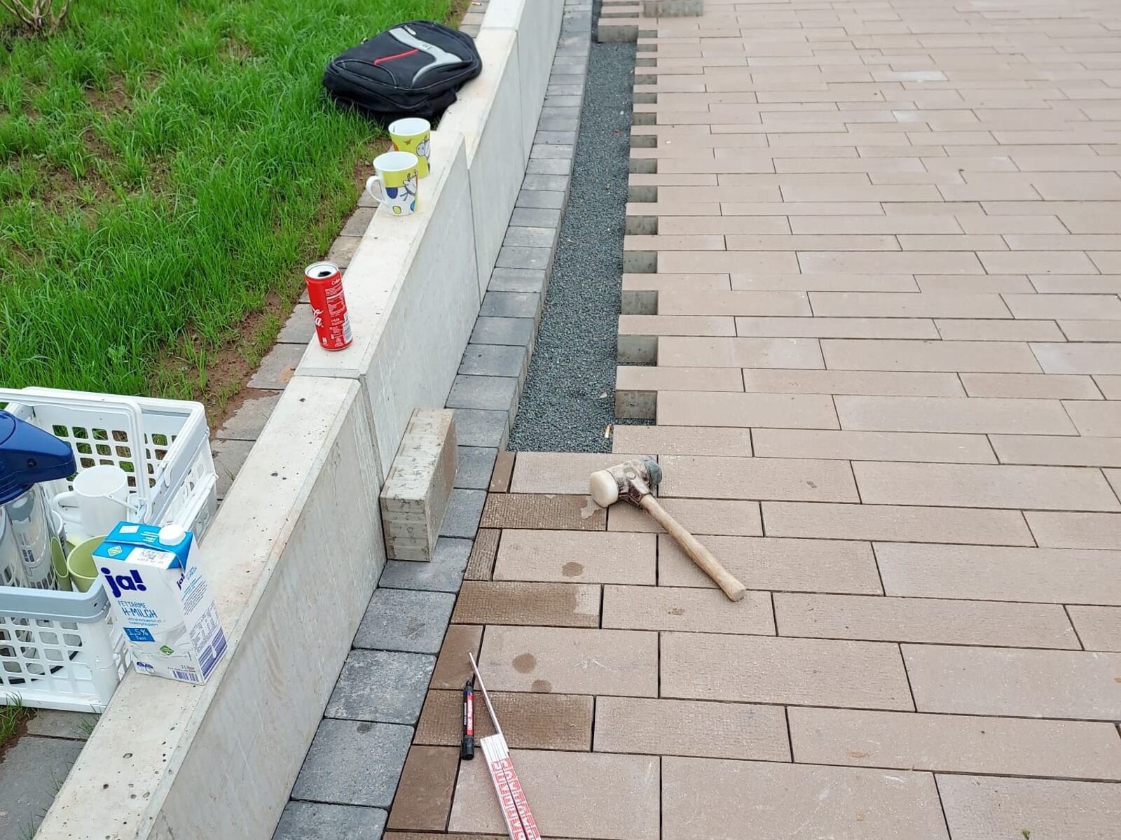 Pflasterarbeiten Hofzufahrt