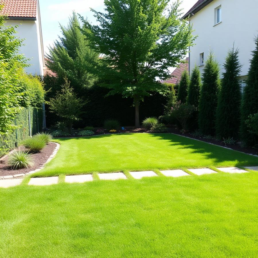 Fertig angelegter Garten in Berlin
